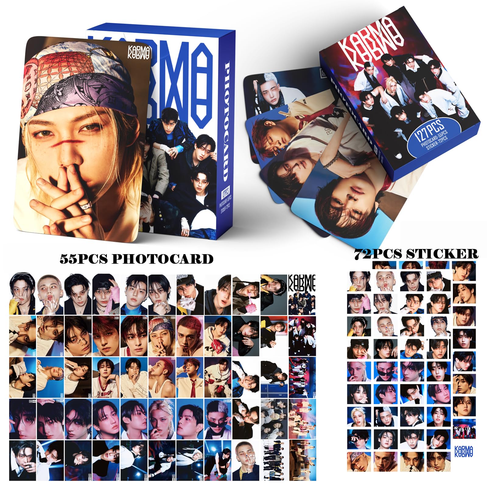 Stray Kids Karma Album Photocards 127PCS Karma Photo Card Set